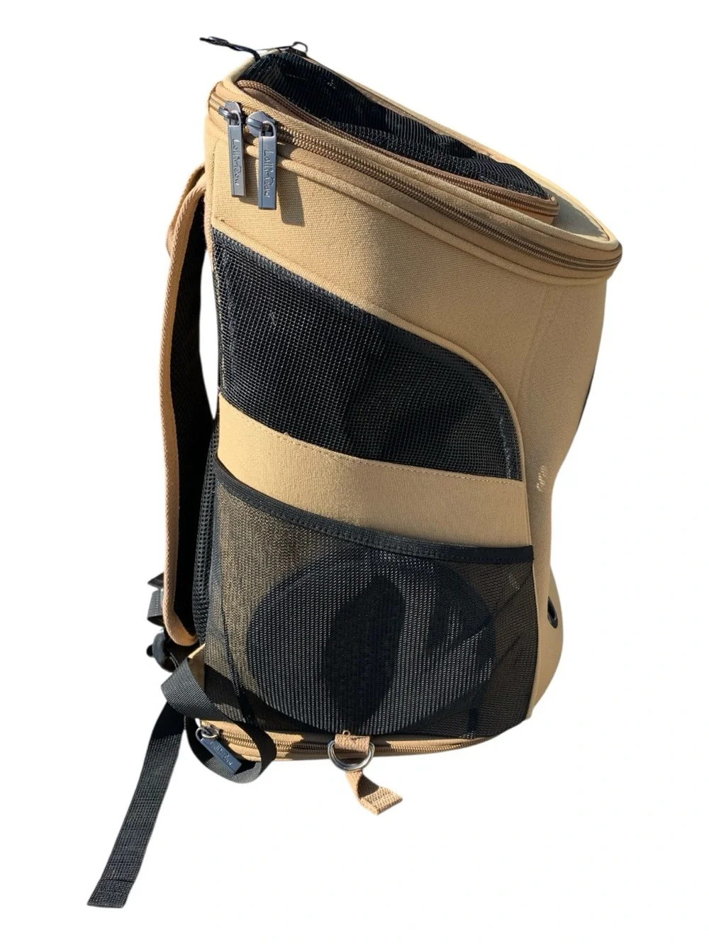 Bubble Window Tan Cat Carrier Backpack for Travel